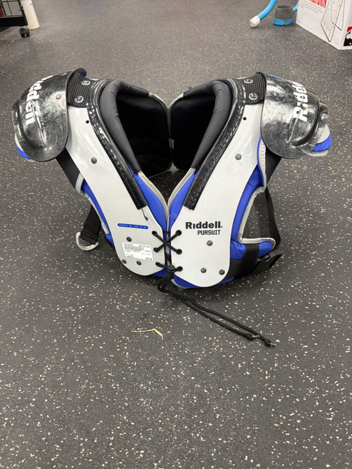 Vist Large View of Product Image Which is Used Riddell PURSUIT FB Shoulder Pads Grey 2X