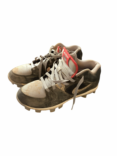 Vist Large View of Product Image Which is Used Jordan JORDAN BB/SB Cleats Grey Senior 7.5