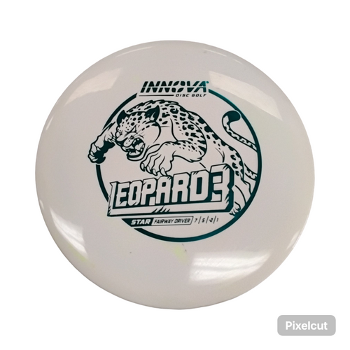 Vist Large View of Product Image Which is Used Innova STAR LEOPARD3 Disc Golf Driver White 180g