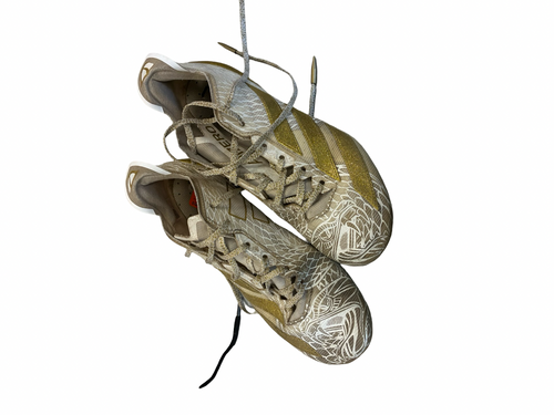 Vist Large View of Product Image Which is Used Adidas Adult FB Cleats White Senior 8