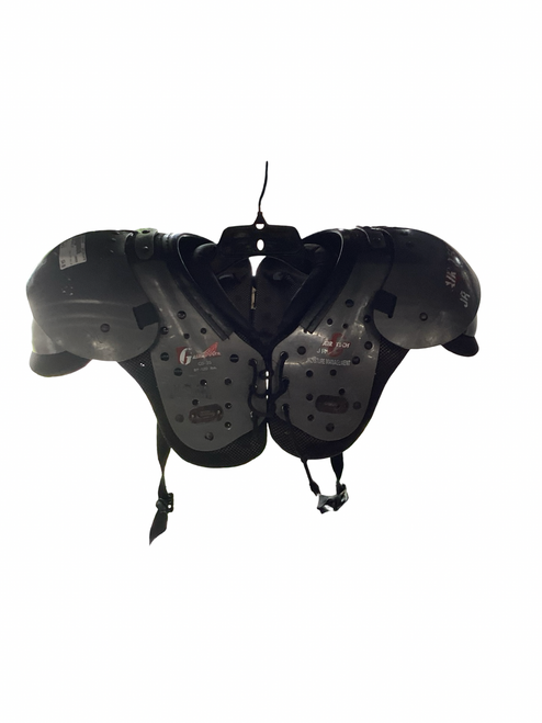 Vist Large View of Product Image Which is Used AIR TECH JR FB Shoulder Pads Grey LG