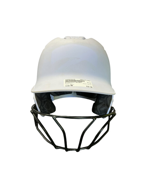 Vist Large View of Product Image Which is Used Evoshield HELMET Batting Helmet w/Mask White MD