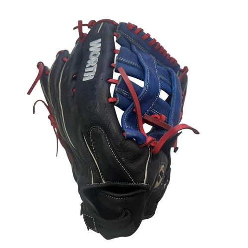 Vist Large View of Product Image Which is Used Worth EXTREME BB/SB Glove RH Throw Black 15"