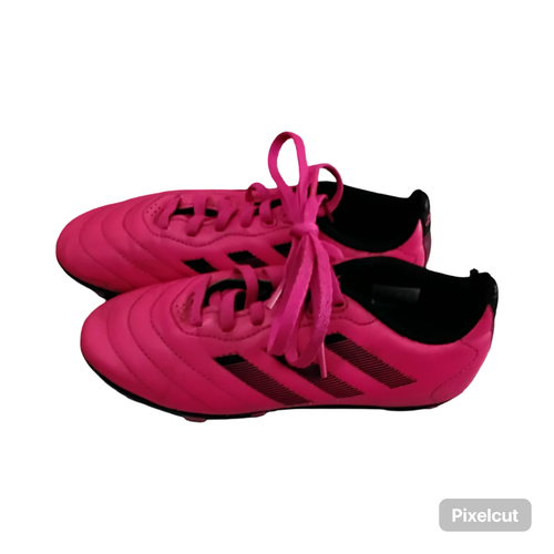 Vist Large View of Product Image Which is Used Adidas Soccer Cleats Pink Junior 02