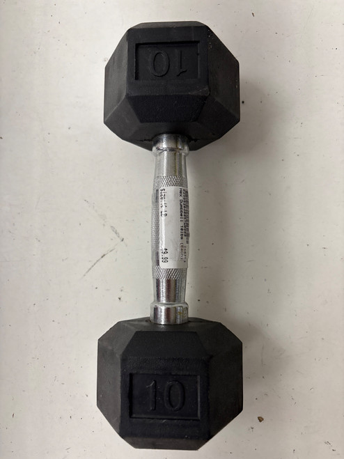 Vist Large View of Product Image Which is Used Hex Dumbbell (Each) 10 lb