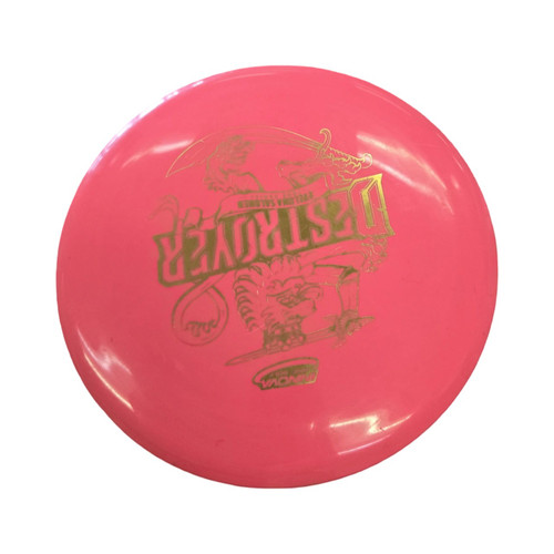 Vist Large View of Product Image Which is Used Innova DESTOYER DRIVER Disc Golf Driver Pink