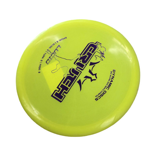 Vist Large View of Product Image Which is Used Dynamic Discs TRUTH MID Disc Golf Mid Range Neon Green