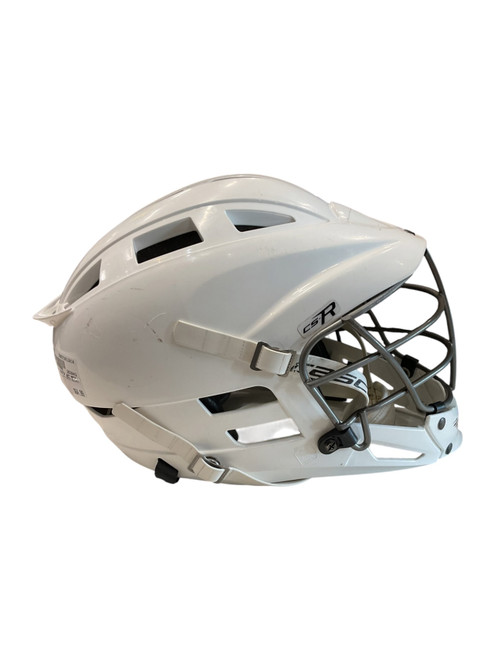 Vist Large View of Product Image Which is Used Cascade CS-R YOUTH HELMET Lacrosse Helmet White S/M