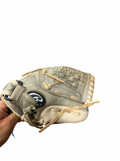 Vist Large View of Product Image Which is Used Rawlings HIGHLIGHT SERIES BB/SB Glove RH Throw Grey 10 1/2"