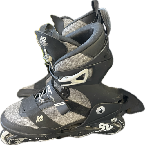 Vist Large View of Product Image Which is Used K2 FIT 80 PRO Senior Rec Fitness Skates Grey Senior 12