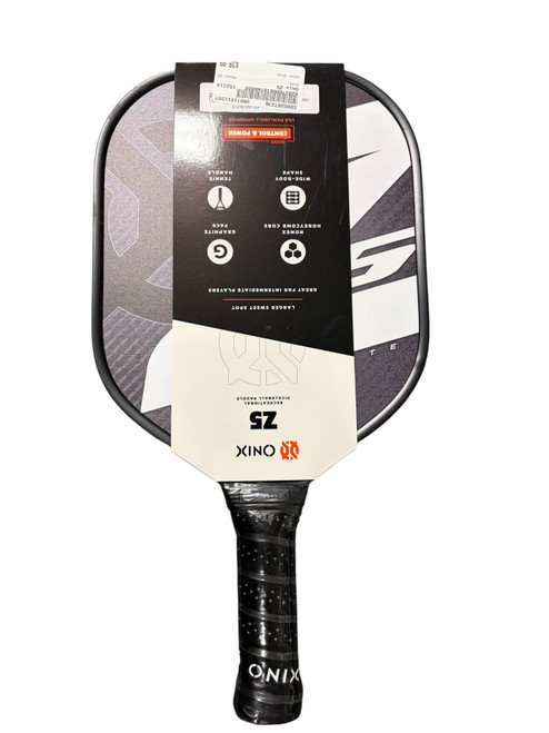 Vist Large View of Product Image Which is Used Onix Z5 Pickleball Racquet Grey