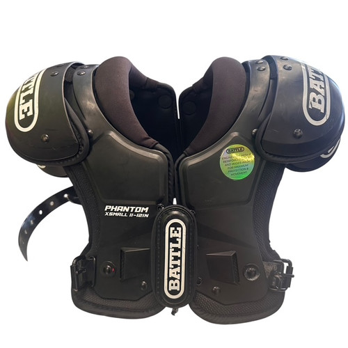 Vist Large View of Product Image Which is Used Battle Sports PHANTOM FB Shoulder Pads Black XS