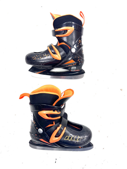 Vist Large View of Product Image Which is Used Lake Placid SKATES Boys Softboot Skate Black Adjustable