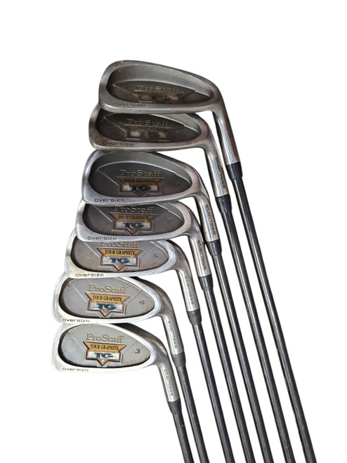 Vist Large View of Product Image Which is Used Wilson PRO STAFF TOUR GRAPHITE Mens Iron Set RH 3I-PW