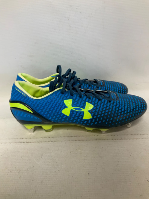 Vist Large View of Product Image Which is Used Under Armour CLUTCH FIT FORCE Soccer Cleats Royal Blue Senior 10