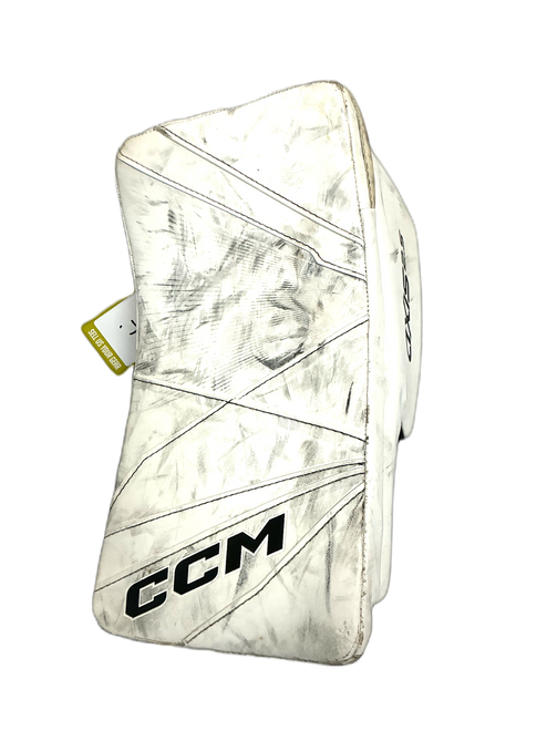 Vist Large View of Product Image Which is Used CCM AXIS 2.5 Junior Goalie Blocker White