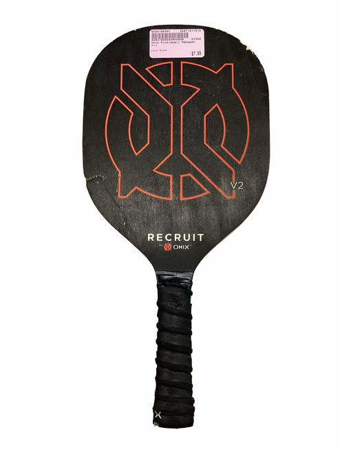 Vist Large View of Product Image Which is Used Onix Pickleball Racquet Black