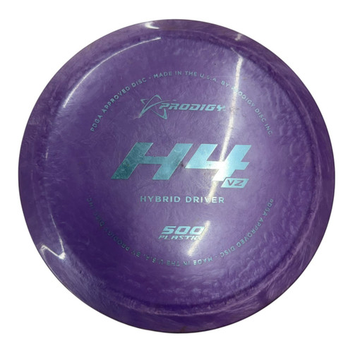 Vist Large View of Product Image Which is Used Prodigy H4 V2 Disc Golf Driver Purple 175g
