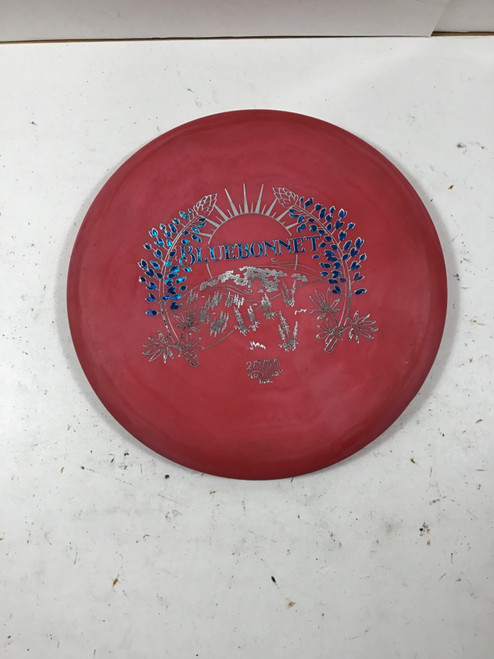 Vist Large View of Product Image Which is Used Lone Star Disc V1 BLUEBONNET Disc Golf Putter Red 172g