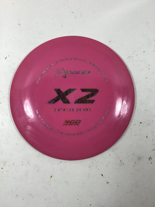 Vist Large View of Product Image Which is Used Prodigy Disc 400 X2 Disc Golf Driver Pink 173g