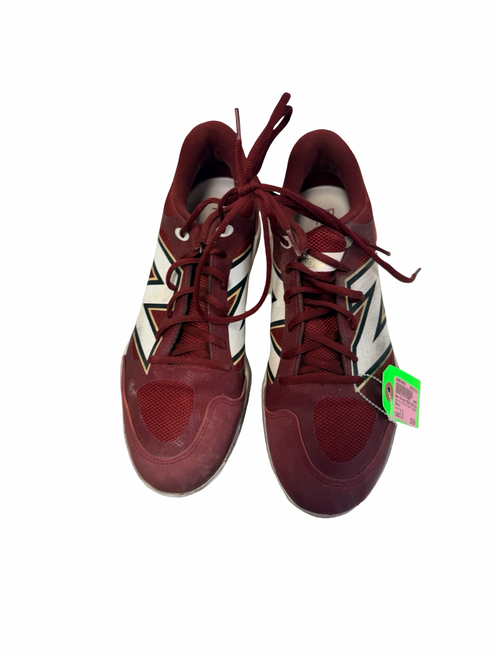 Vist Large View of Product Image Which is Used New Balance FRESH FOAM 3000V7D L3000BC7 Mens Metal Baseball Cleats Maroon Size 10