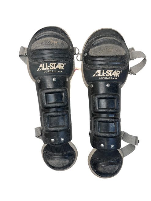Vist Large View of Product Image Which is Used All Star LGTBALL Catchers Leg Guards Black T-Ball