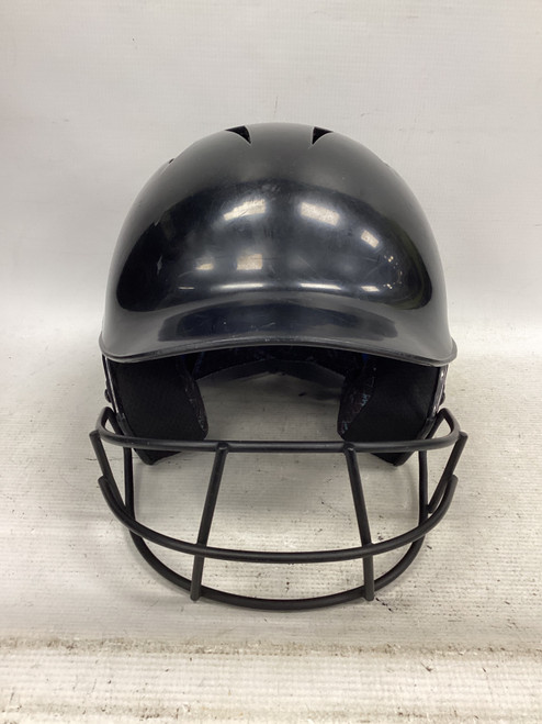 Vist Large View of Product Image Which is Used Champro TB HELMET Batting Helmet w/Mask Black One Size