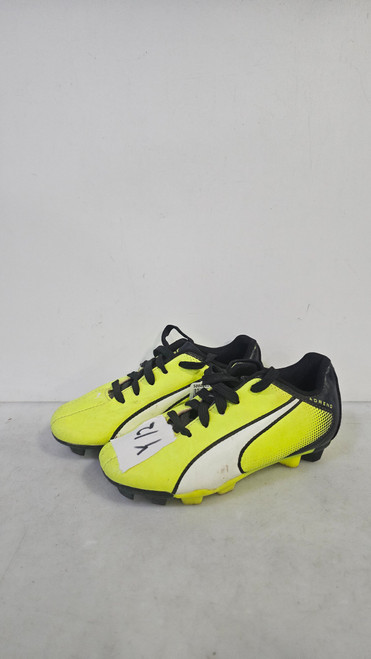 Vist Large View of Product Image Which is Used Puma Soccer Cleats Yellow Youth 12.0