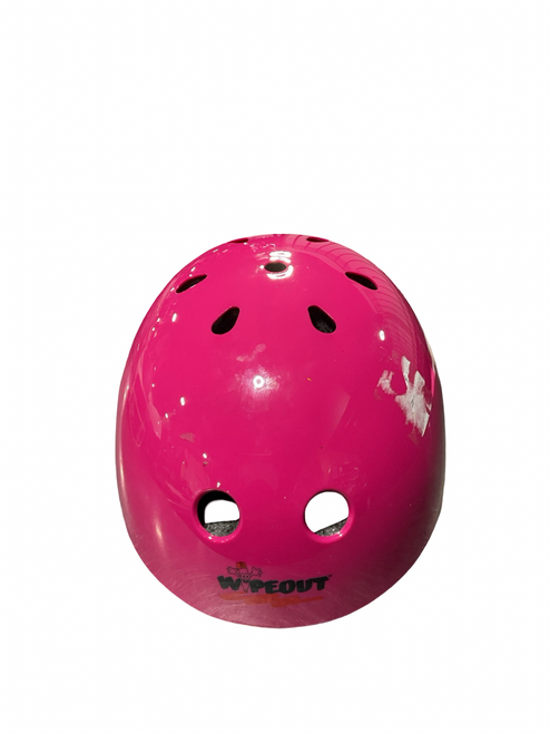 Vist Large View of Product Image Which is Used WIPEOUT PINK HELMET Bike Helmet Pink One Size