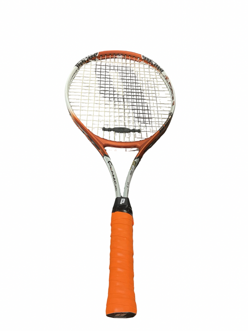Vist Large View of Product Image Which is Used Prince FLAME TI OVERSIZE Adult Tennis Racquet Orange Unknown