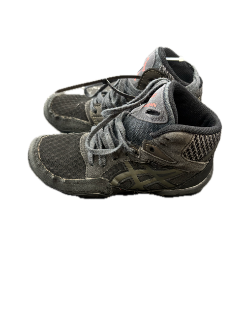 Vist Large View of Product Image Which is Used Asics SNAPDOWN Wrestling Shoes Black Youth 12.0