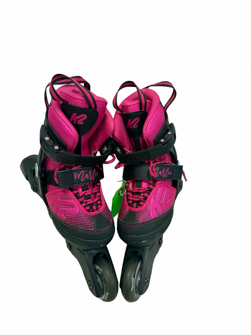 Vist Large View of Product Image Which is Used K2 MARLEE JR 11-2 Adjustable Inline Skates Pink - Excellent