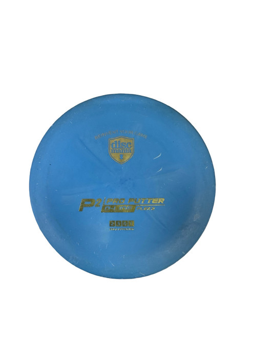 Vist Large View of Product Image Which is Used Discmania D-LINE P2 FLEX 2 Disc Golf Putter Royal Blue 176g