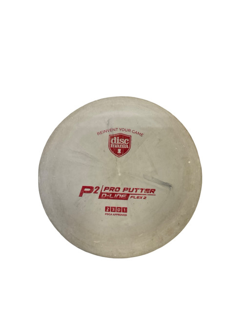 Vist Large View of Product Image Which is Used Discmania D-LINE P2 FLEX 2 Disc Golf Putter Grey 175g