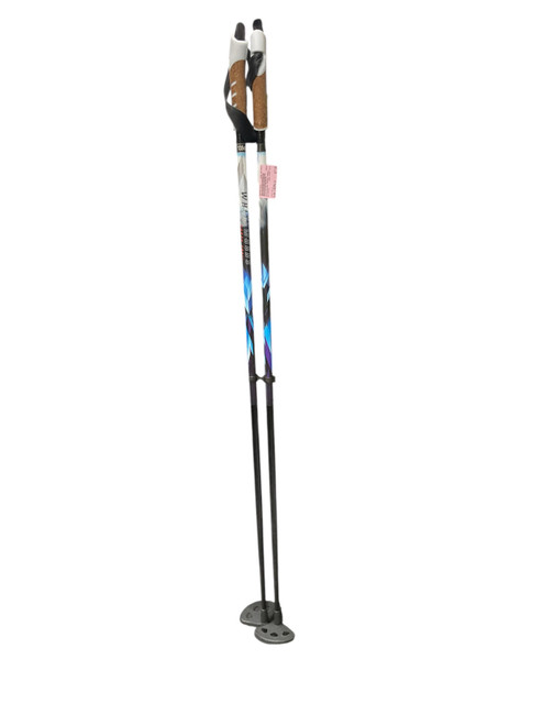 Vist Large View of Product Image Which is Used Whitewoods CROSS TRAIL Mens XC Ski Poles White 135 cm / 54 in