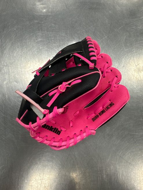 Vist Large View of Product Image Which is Used Franklin 24950 BB/SB Glove RH Throw Black And Pink 9"