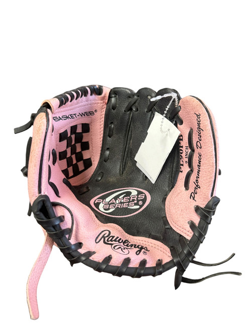 Vist Large View of Product Image Which is Used Rawlings PLAYER SERIES BB/SB Glove T-ball Black 9"