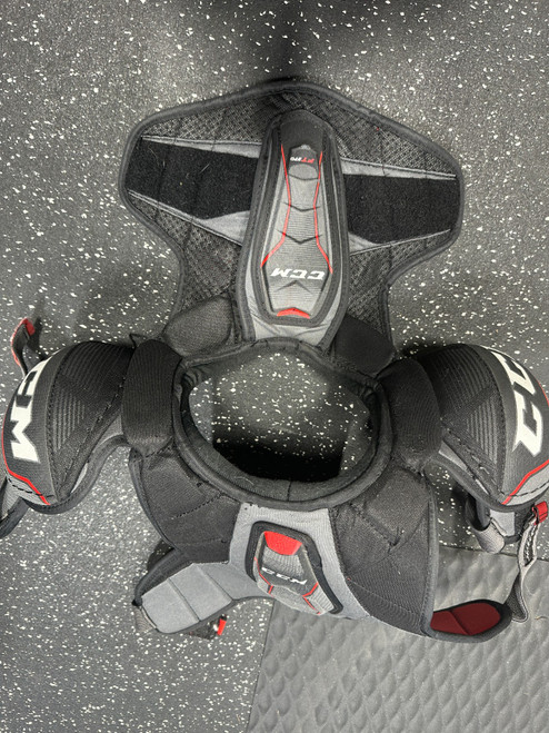 Vist Large View of Product Image Which is Used CCM FT 970 Junior Shoulder Pads MD