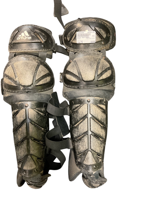 Vist Large View of Product Image Which is Used Adidas SHIN GUARDS Catchers Leg Guards Black Youth