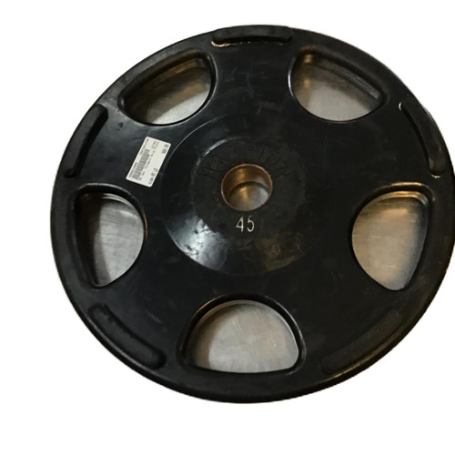 Vist Large View of Product Image Which is Used Hampton Olympic Plate (Each) 45 lb