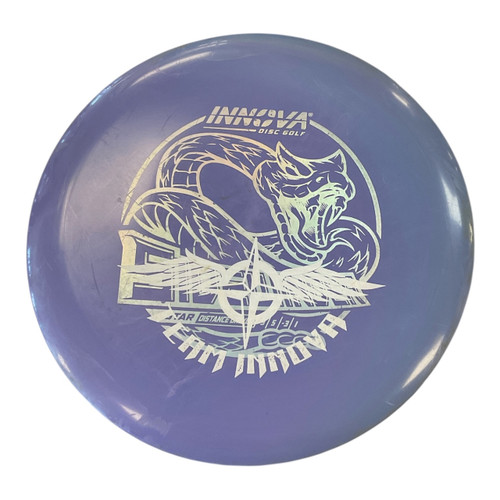 Vist Large View of Product Image Which is Used Innova SIDEWINDER Disc Golf Driver Purple 173g