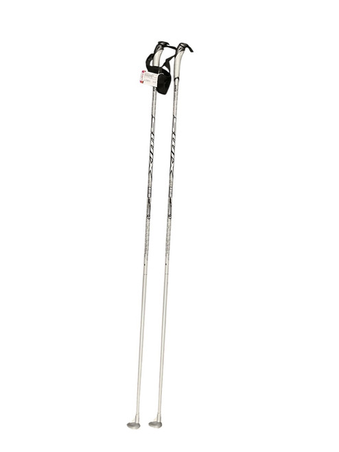 Vist Large View of Product Image Which is Used Swix ALUTEAM 145CM Mens XC Ski Poles Grey 145 cm / 57 in
