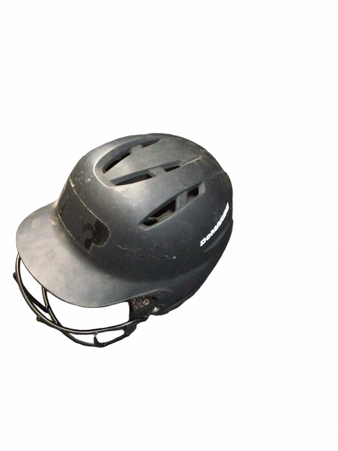 Vist Large View of Product Image Which is Used Demarini BLACK HELMET W/MASK Batting Helmet w/Mask Black MD