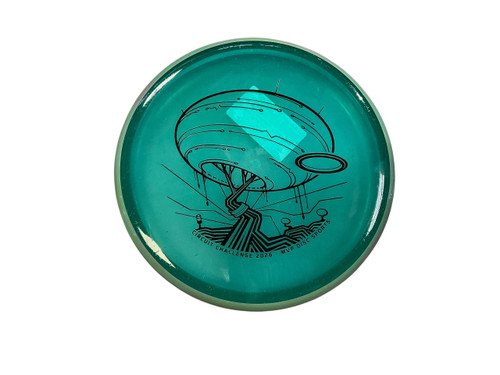 Vist Large View of Product Image Which is Used MVP PROTON PARADOX Disc Golf Mid Range Green 177g