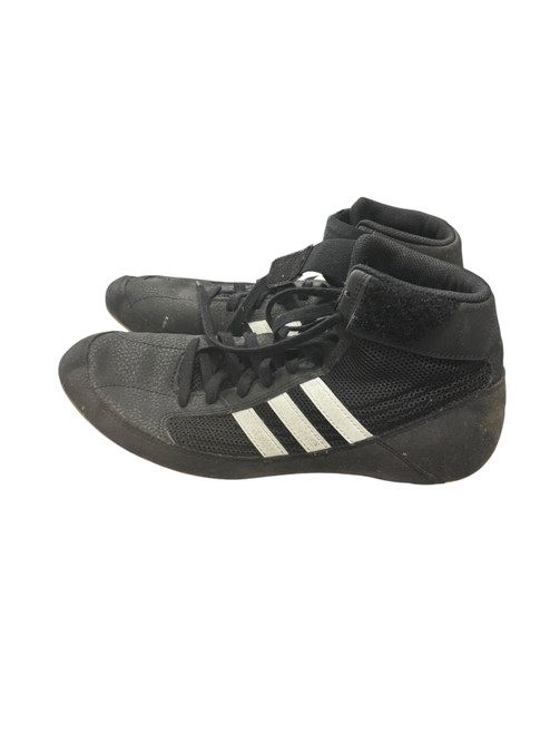 Vist Large View of Product Image Which is Used Adidas Wrestling Shoes Black Senior 8