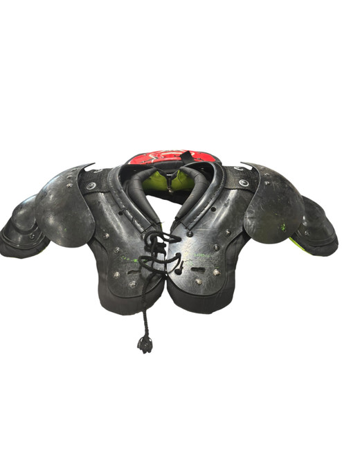 Vist Large View of Product Image Which is Used Champro SCORPION FB Shoulder Pads Black XXS