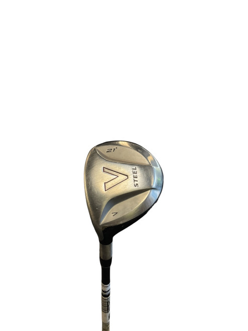Vist Large View of Product Image Which is Used Taylormade V STEEL FAIRWAY Mens Fairway Wood LH 7 Wood