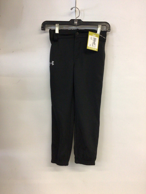 Vist Large View of Product Image Which is Used Under Armour YTH BASEBALL PANTS BB/SB Pant Boys Black SM