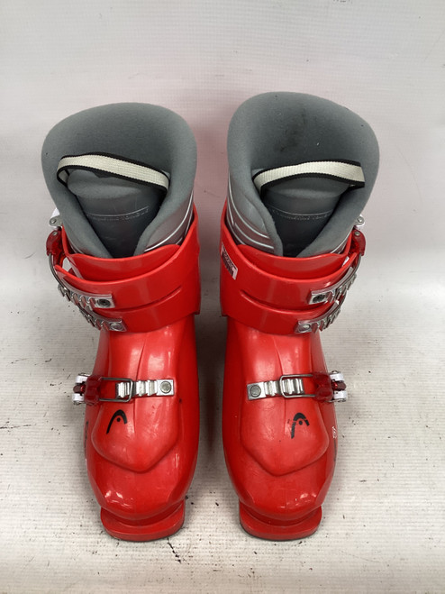 Vist Large View of Product Image Which is Used Head EDGE J Boys DH Ski Boot Red 225 MP - J04.5 - W5.5