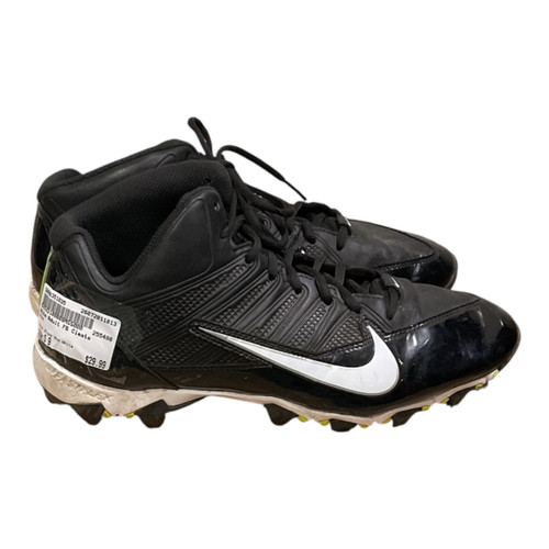 Vist Large View of Product Image Which is Used Nike Adult FB Cleats Black And White Senior 9